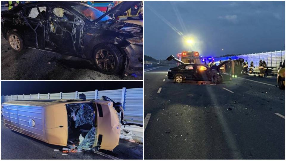 Tragiczny wypadek na A1 pod Radomskiem. Nie żyje jedna osoba, cztery zostały ranne [Foto]